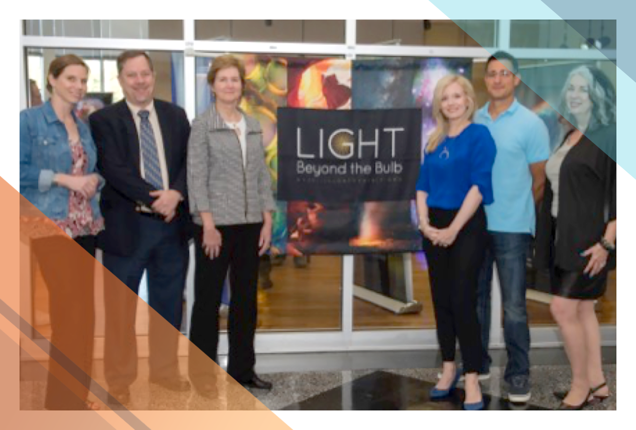 Six exhibit coordinators present LIGHT Beyond the Bulb exhibition at Columbia State Community College