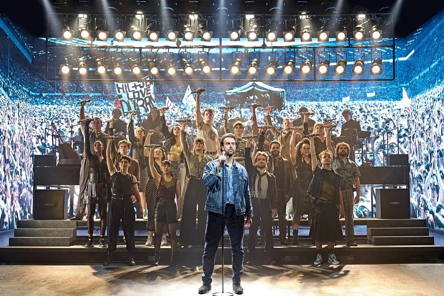 craige els (bob) and the company in just for one day at the old vic.JPG