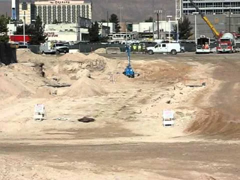 Blasting for City Center on the Las Vegas Strip