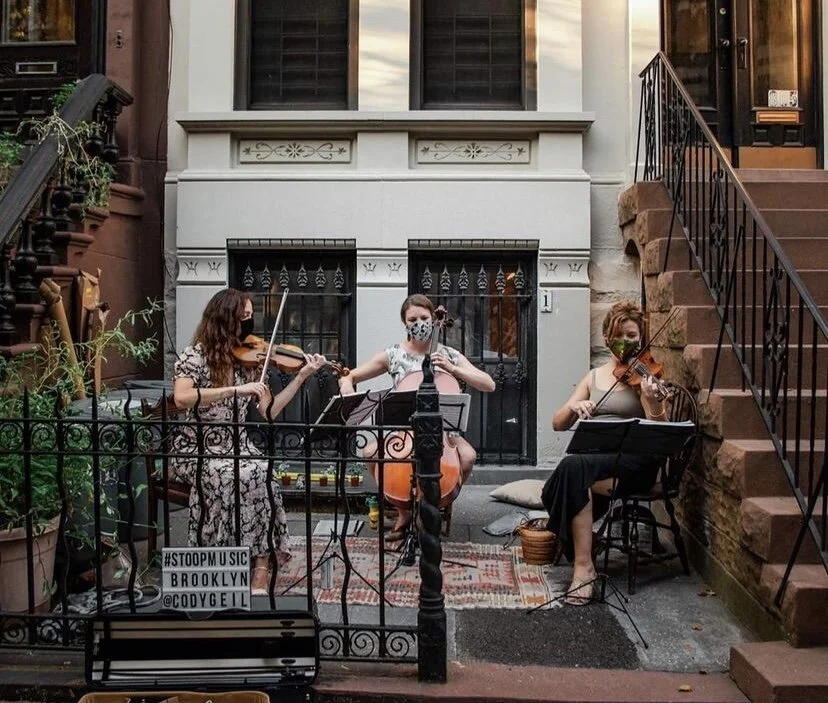 When Venues Closed, Porches and Stoops Became Stages for Live Musicians to Perform