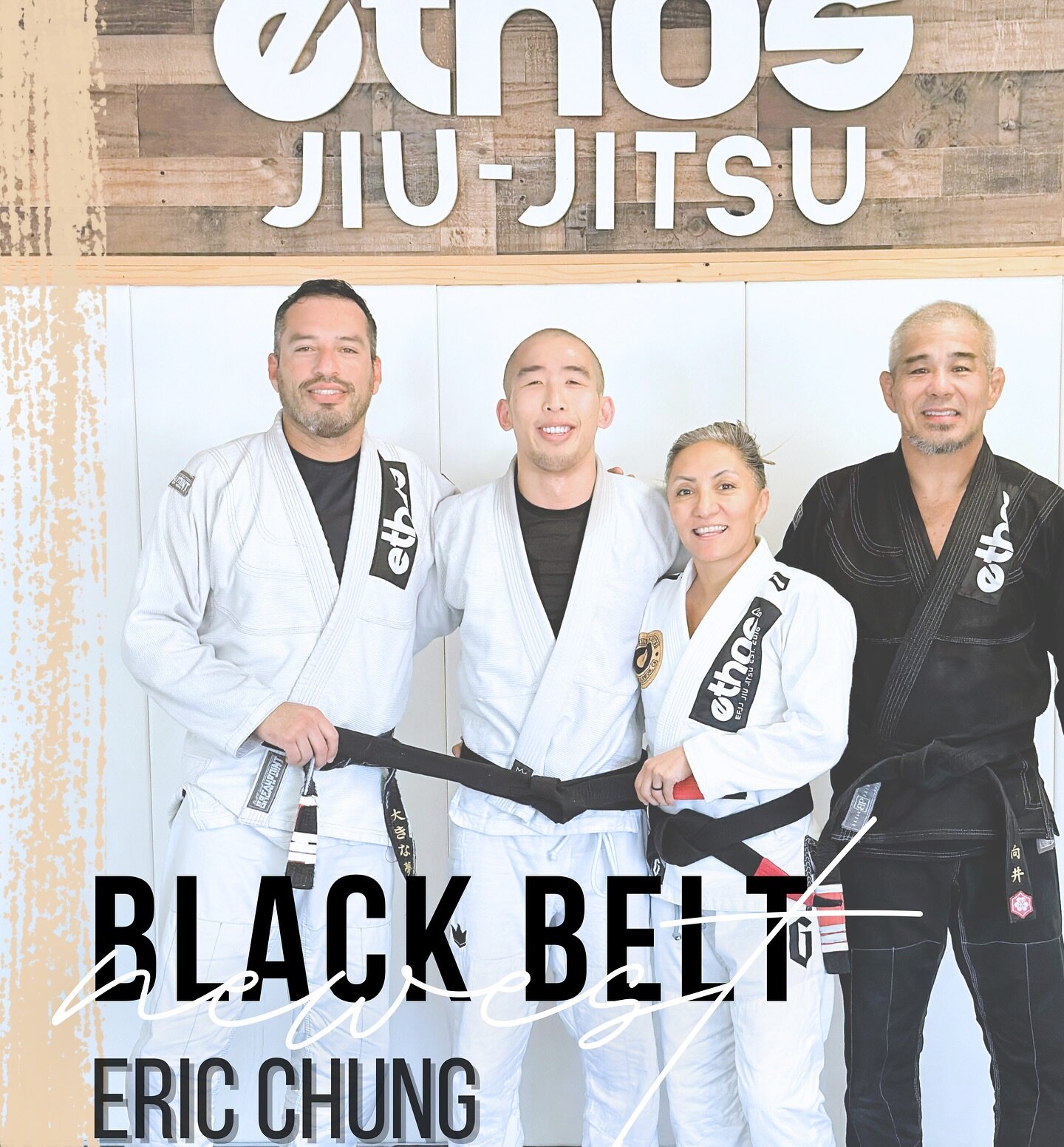 STUDENT RECOGNITION: we were honored to have awarded Eric Chung with his Black Belt🙌🏽. He is an amazing asset to our team and has been with us since his 🔵 blue belt, growing and grinding and making us all better because of it. Congrats Eric ⬛️⬛️⬛️