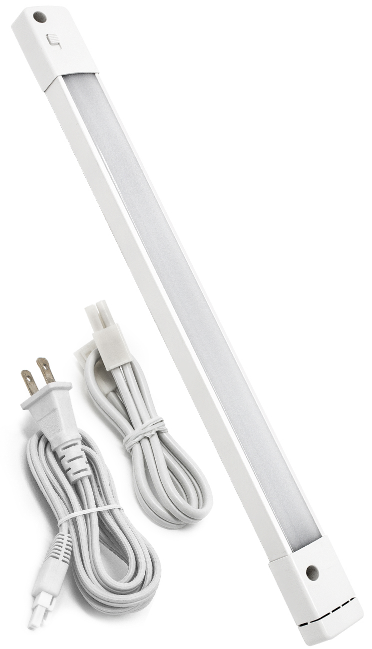 LED Concepts Under Cabinet Light Bar, 3 Dimming Levels, Ultra Slim Linkable  Plug in LED Light - Great for Kitchen, Closet, Vanity, Bathroom, Task  Lighting, 2700k Warm White (12 Inch - 2 PK) — LED Concepts