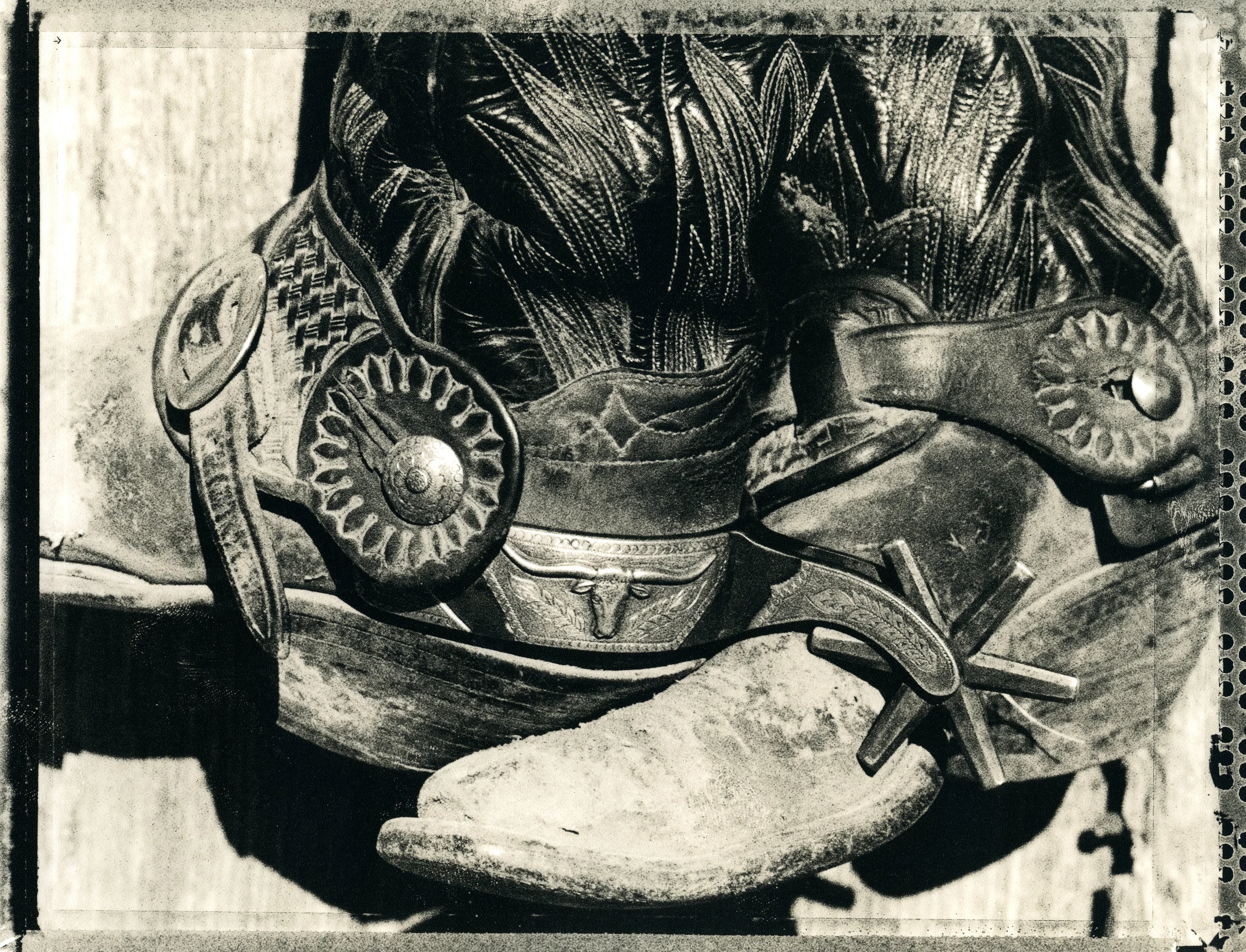 Jack's boots, Oaks Creek Ranch, Clarendon TX, Type 55