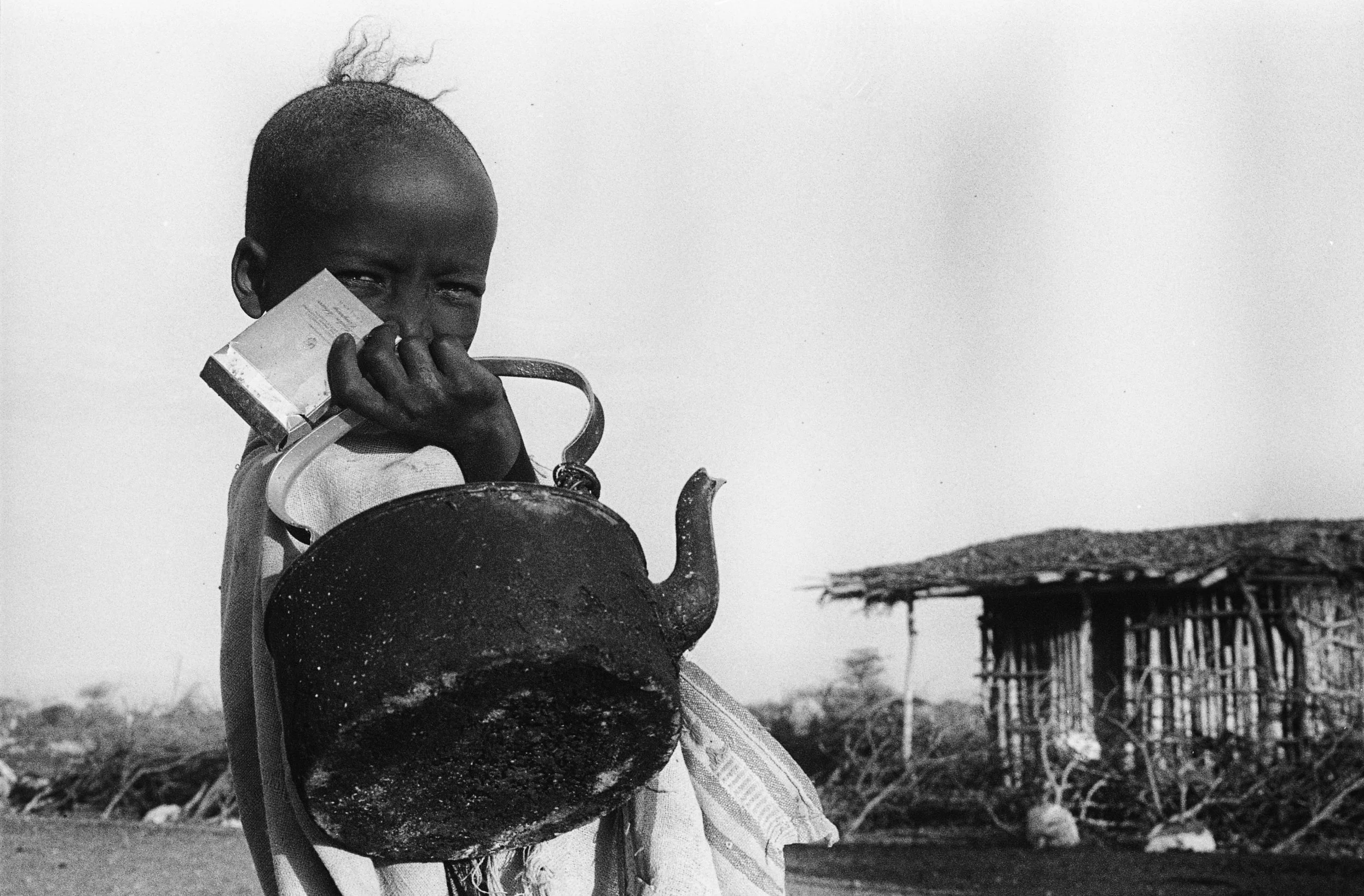 On the road, Afar. Leica M6