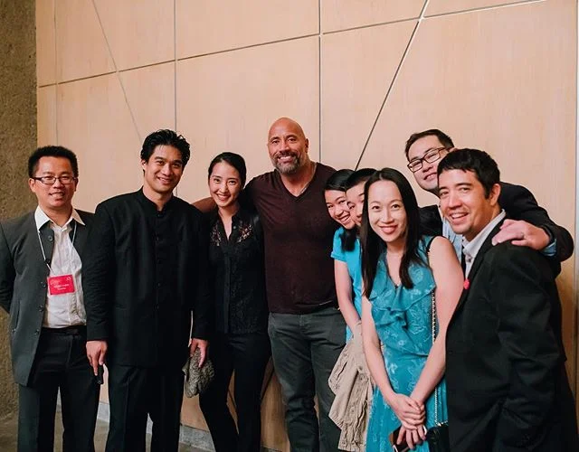 Can you smell what The VMO is cooking?! Our very special guest, Dwayne &ldquo;The Rock&rdquo; Johnson joined us at our recent @vmocanada 15th Anniversary Season Opener at the Chan Centre, UBC. September 10, 2017. Photo: @mayowill
.
#ilovevmo #vmocana