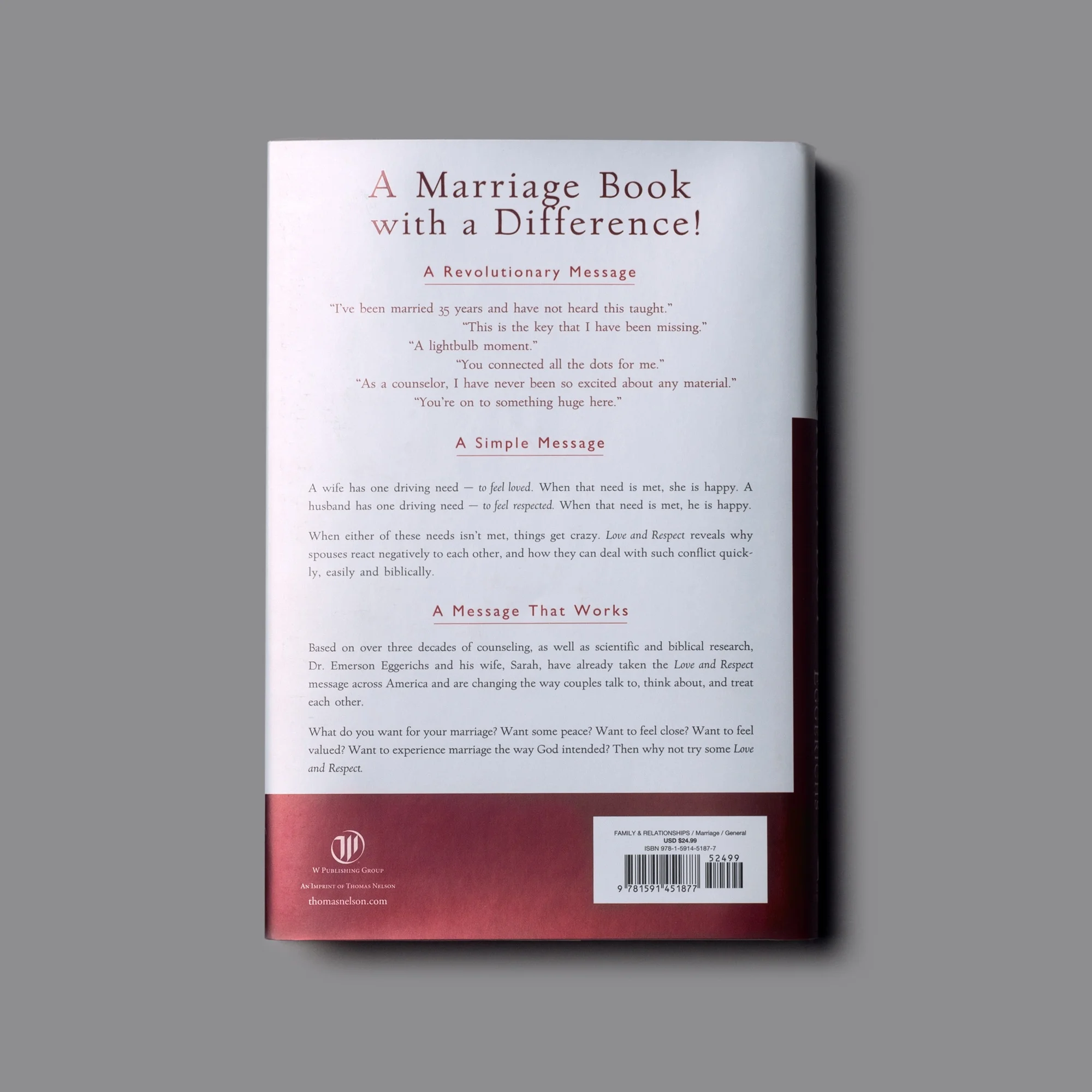 Love & Respect Book — Love & Respect