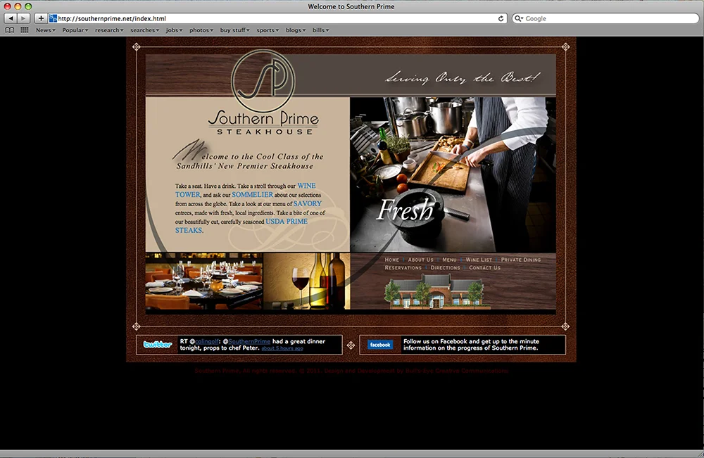 southern prime's original web site
