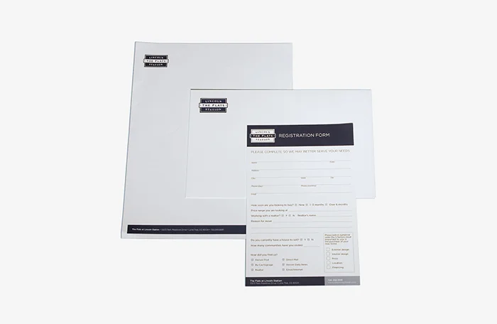 the flats at lincoln station stationery suite