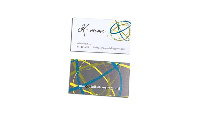 kelley maxfield's personal business cards