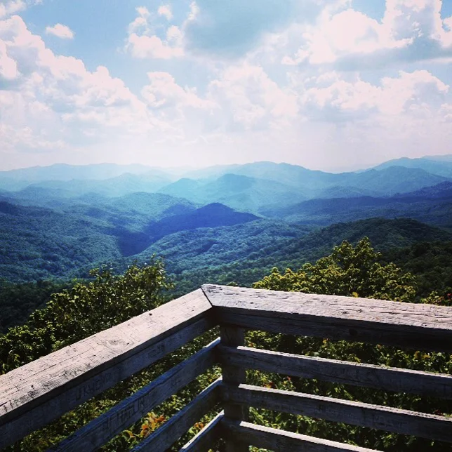 watch tower somewhere on the appalachian trail