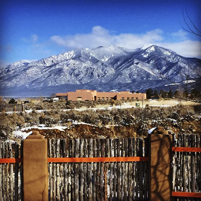 winter in taos, nm