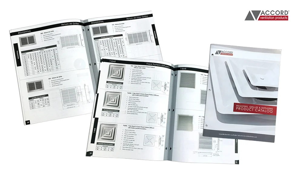 accord ventilation's commercial product catalog