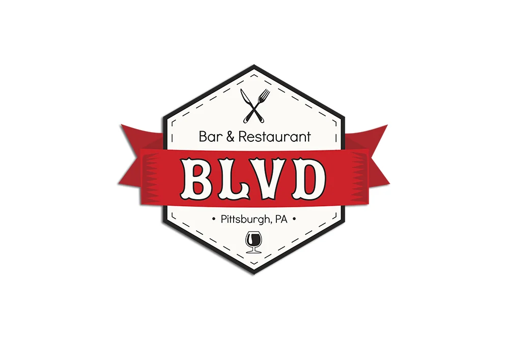 blvd restaurant and bar logomark