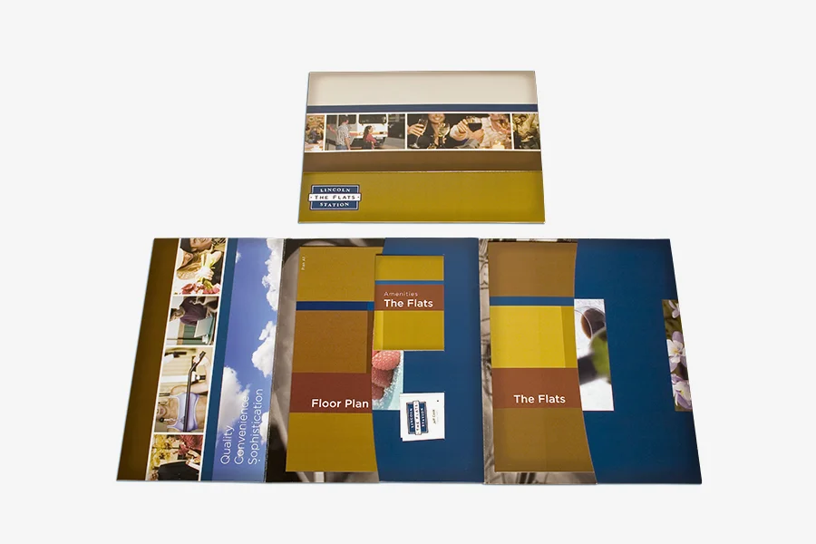 the flats at lincoln station marketing portfolio