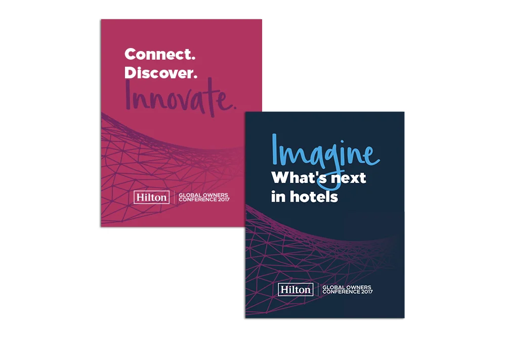 hilton hotels conference statement posters