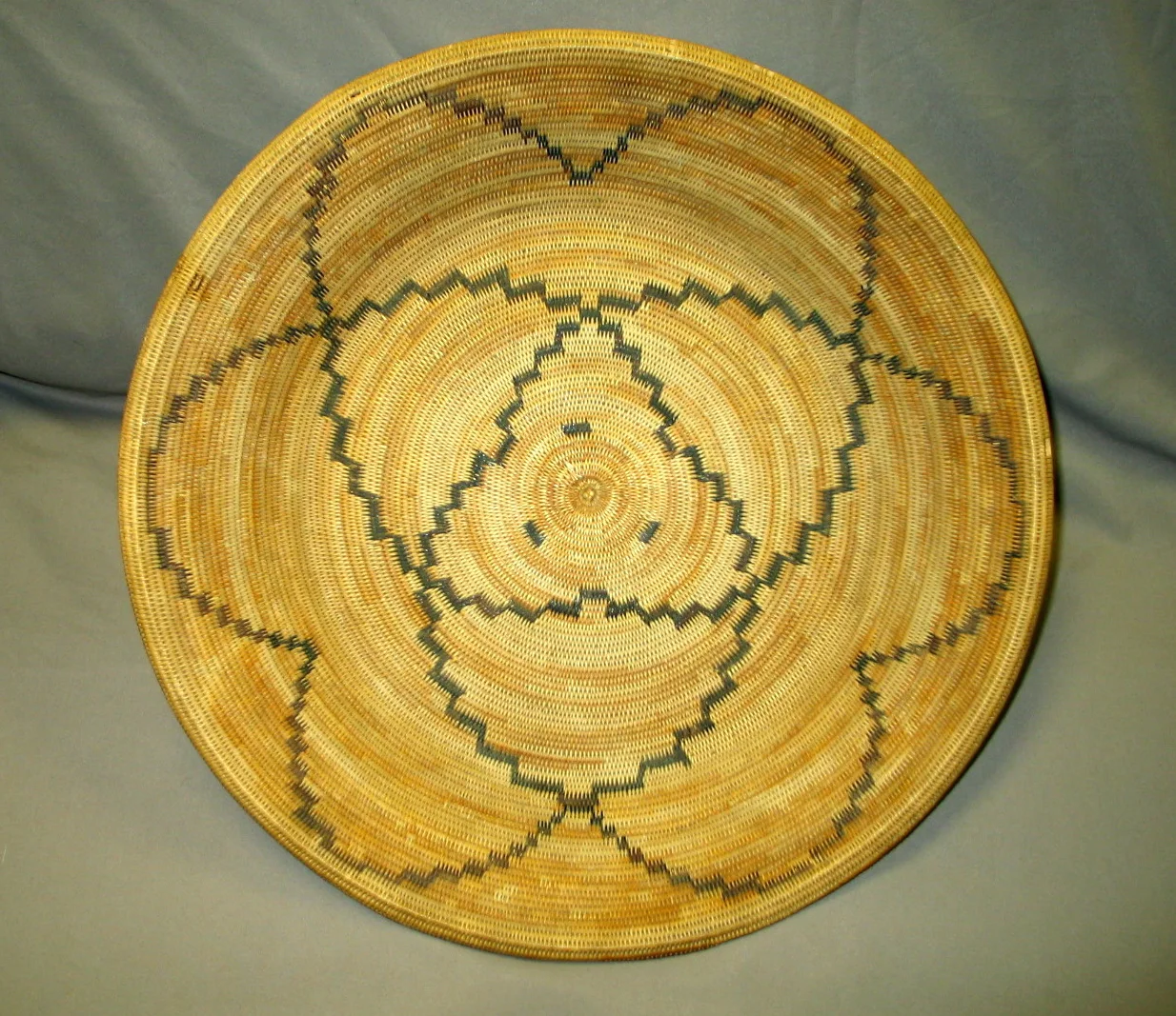 Pomo Coiled Basket of exceptional quality