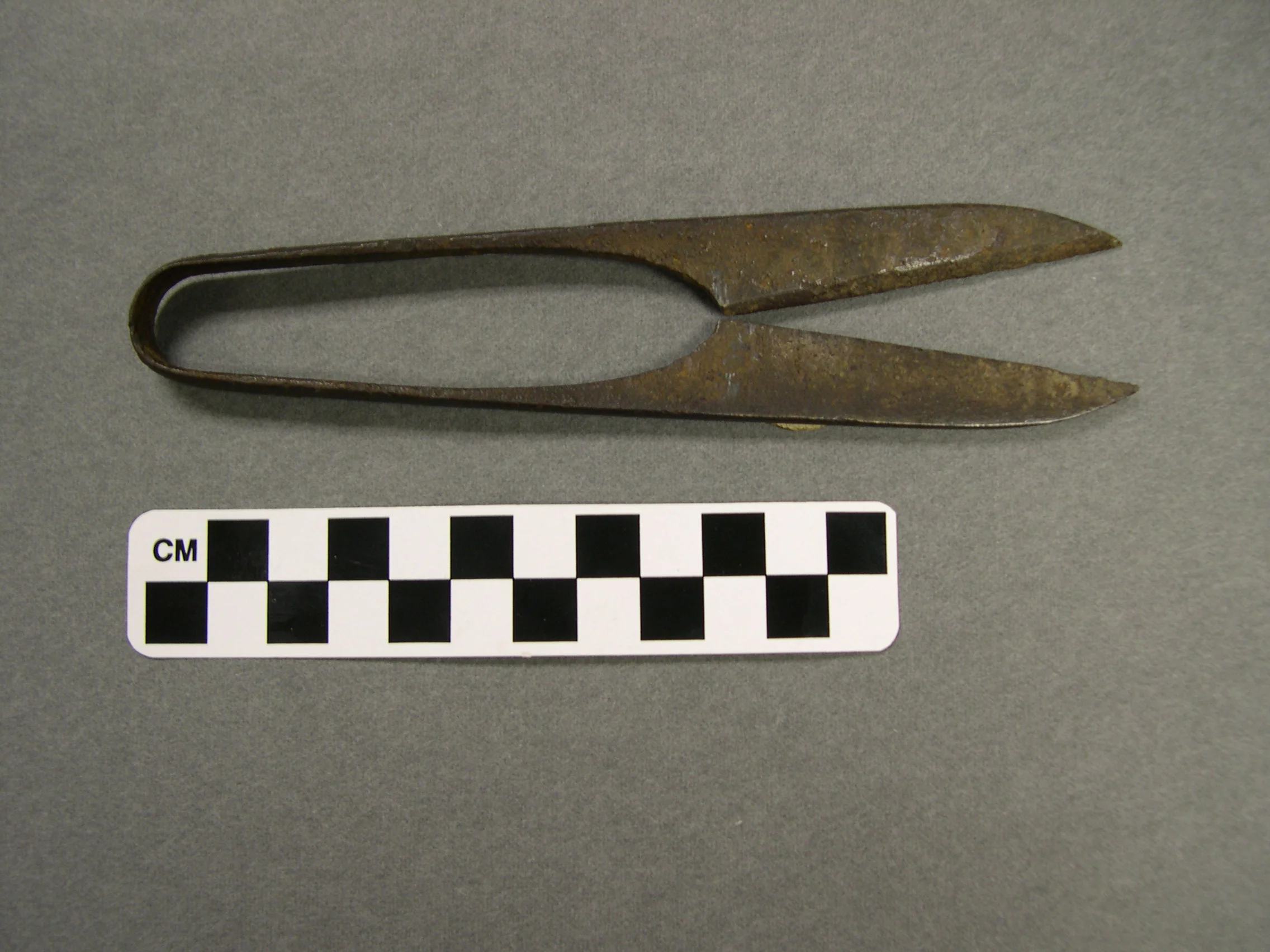 Hand forged tobacco shears from Cyrus Alexander Ranch