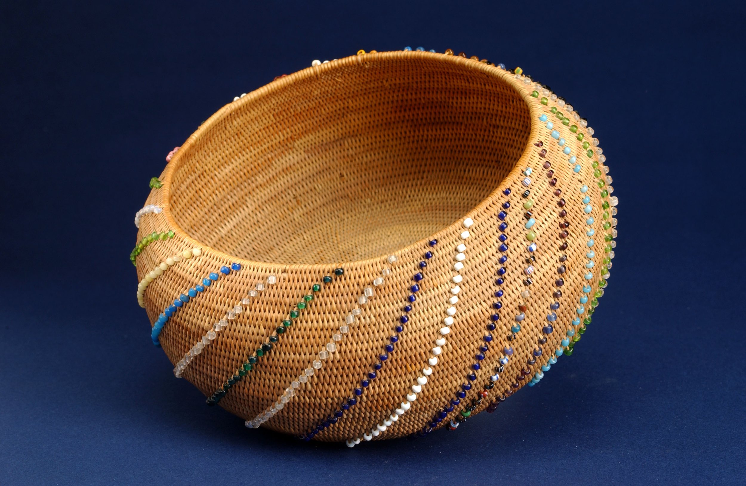 Rainbow Beaded Basket#5.jpg