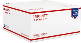 a Medium or Large USPS Priority Mail Box will be used *Anything that does NOT fit in one of these size boxes, will be calculated separately*
