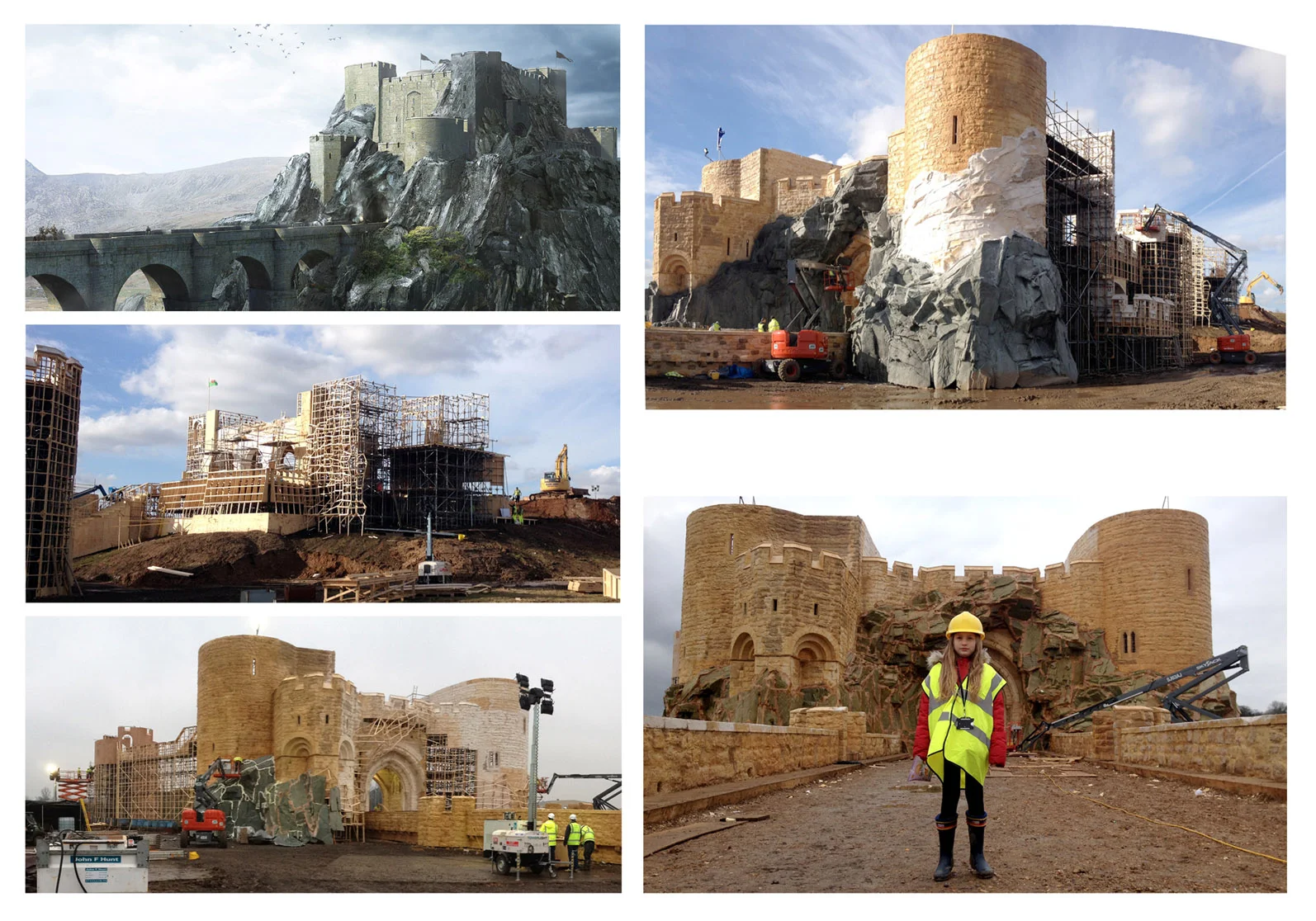 Camelot castle concept art and 3d modelling by VFX Art Director Hayley Easton Street