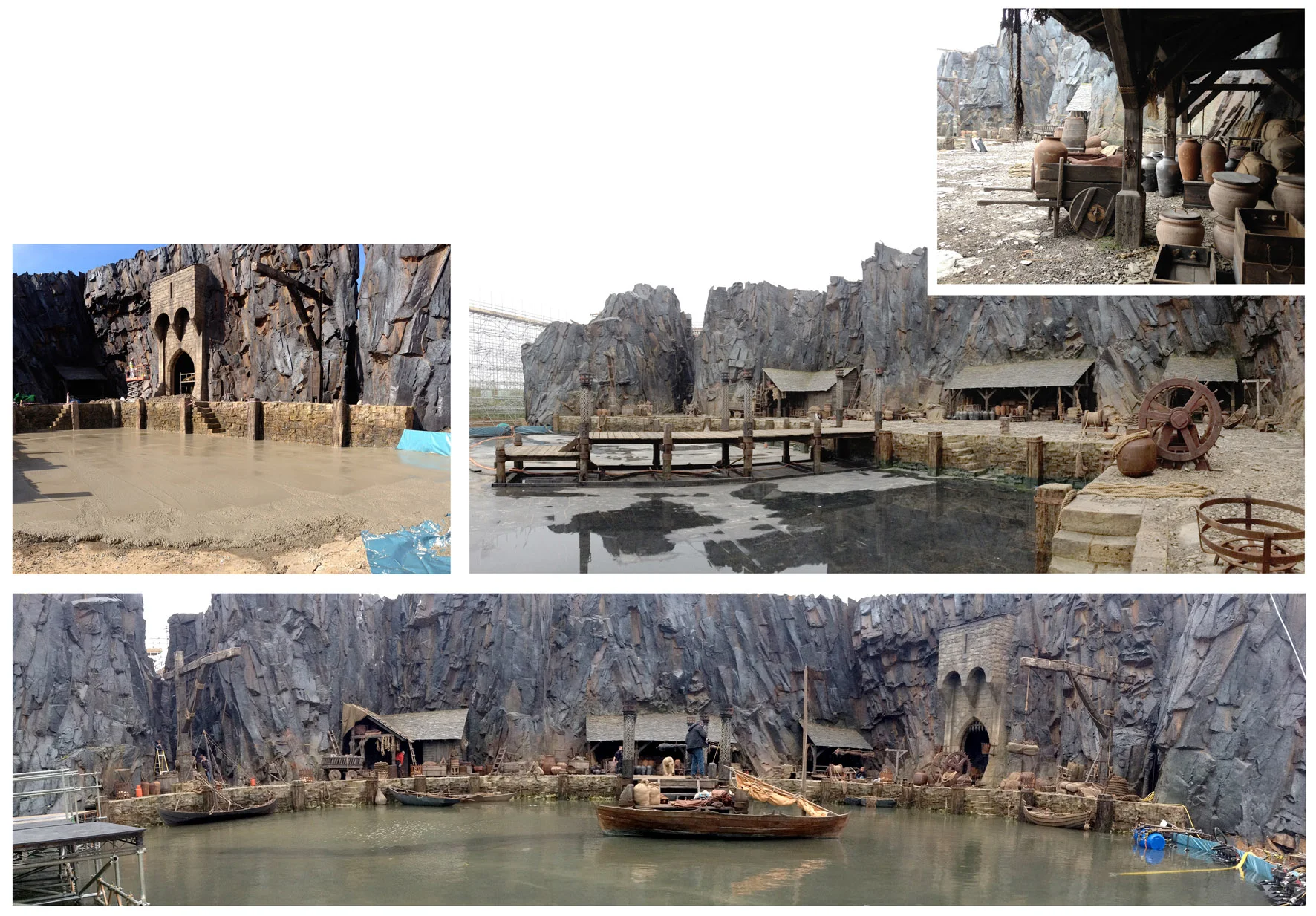 Camelot harbour set - high water level