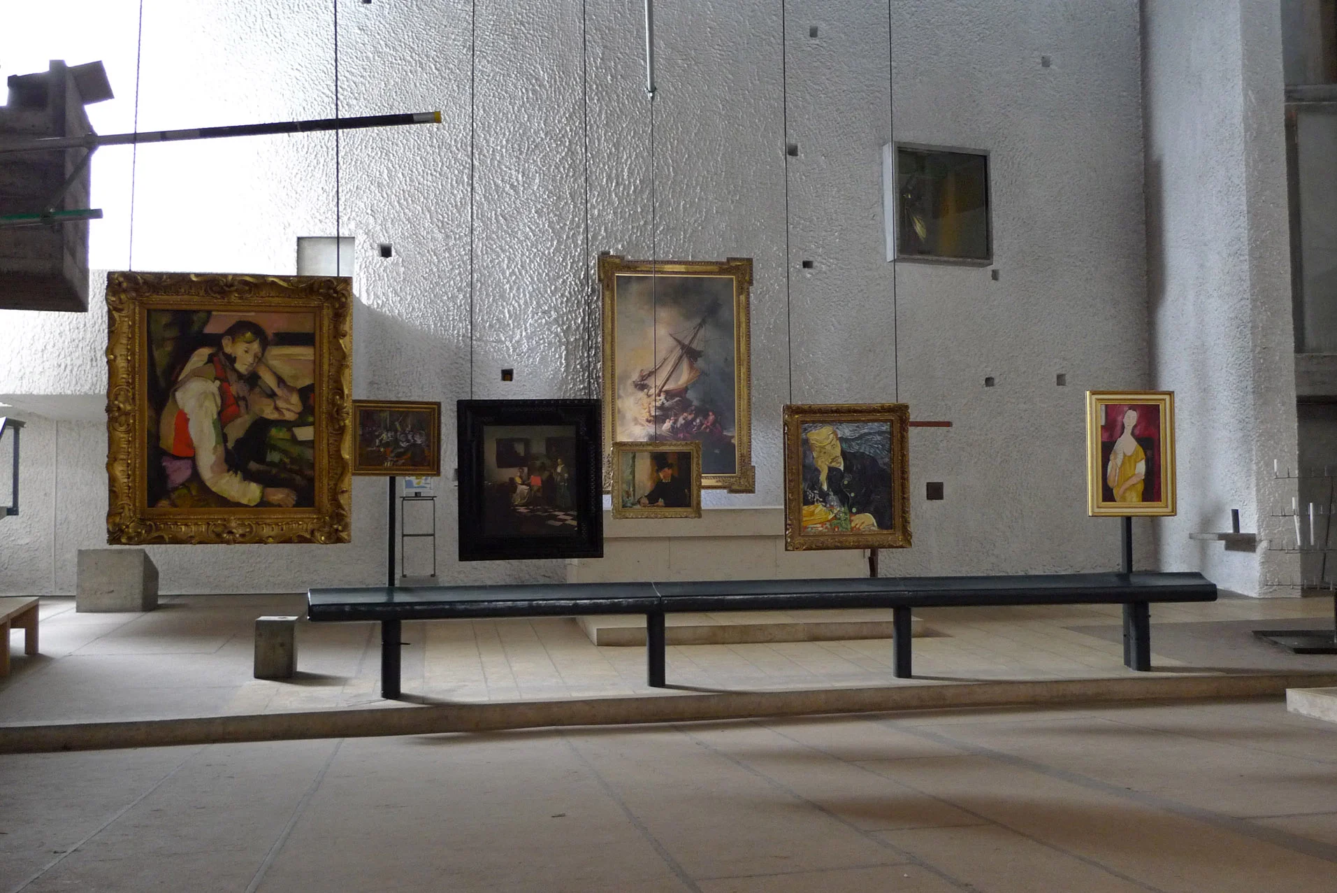 'Lost paintings' - Ronchamps, France
