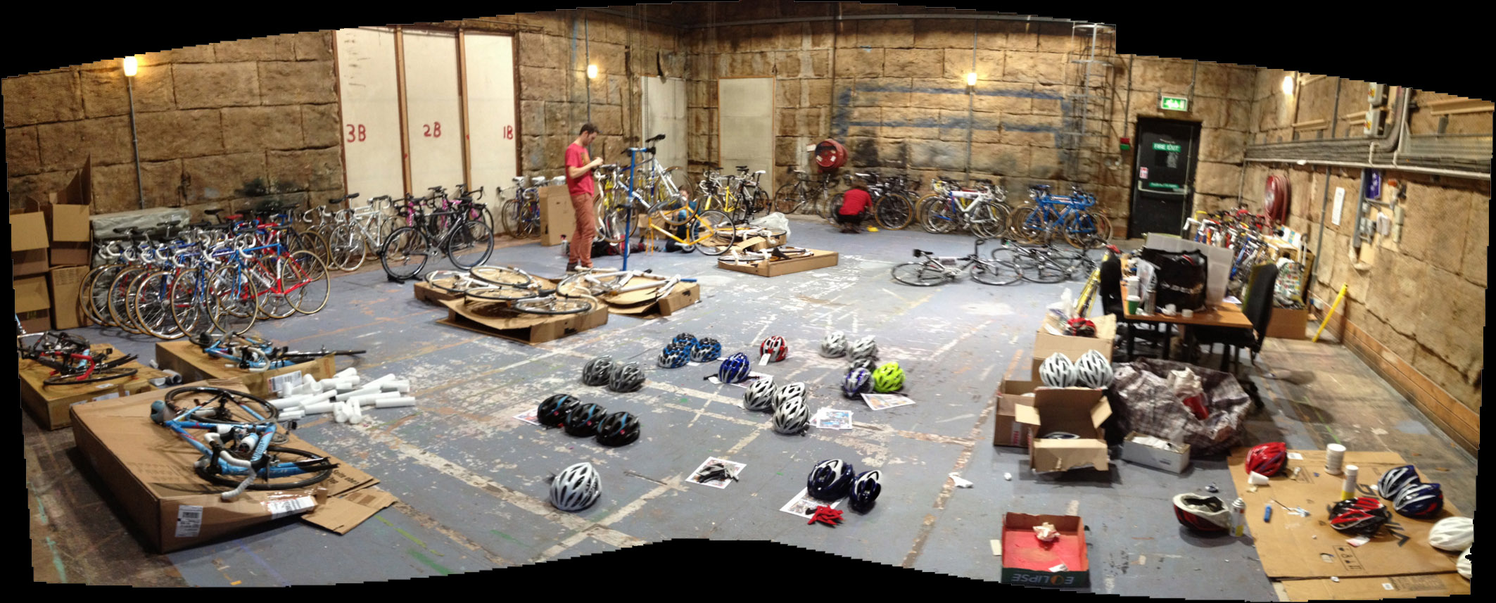 Team bikes prep workshop