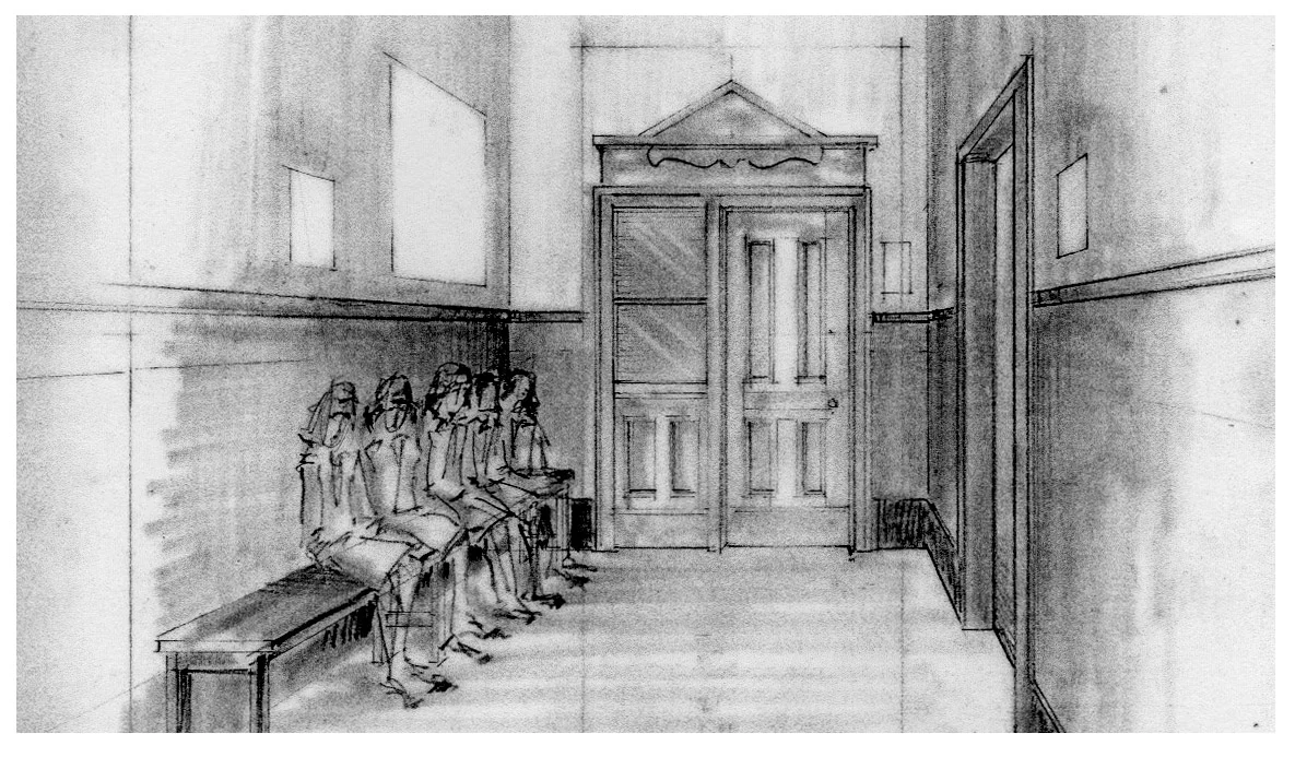 Outside Matron's Office