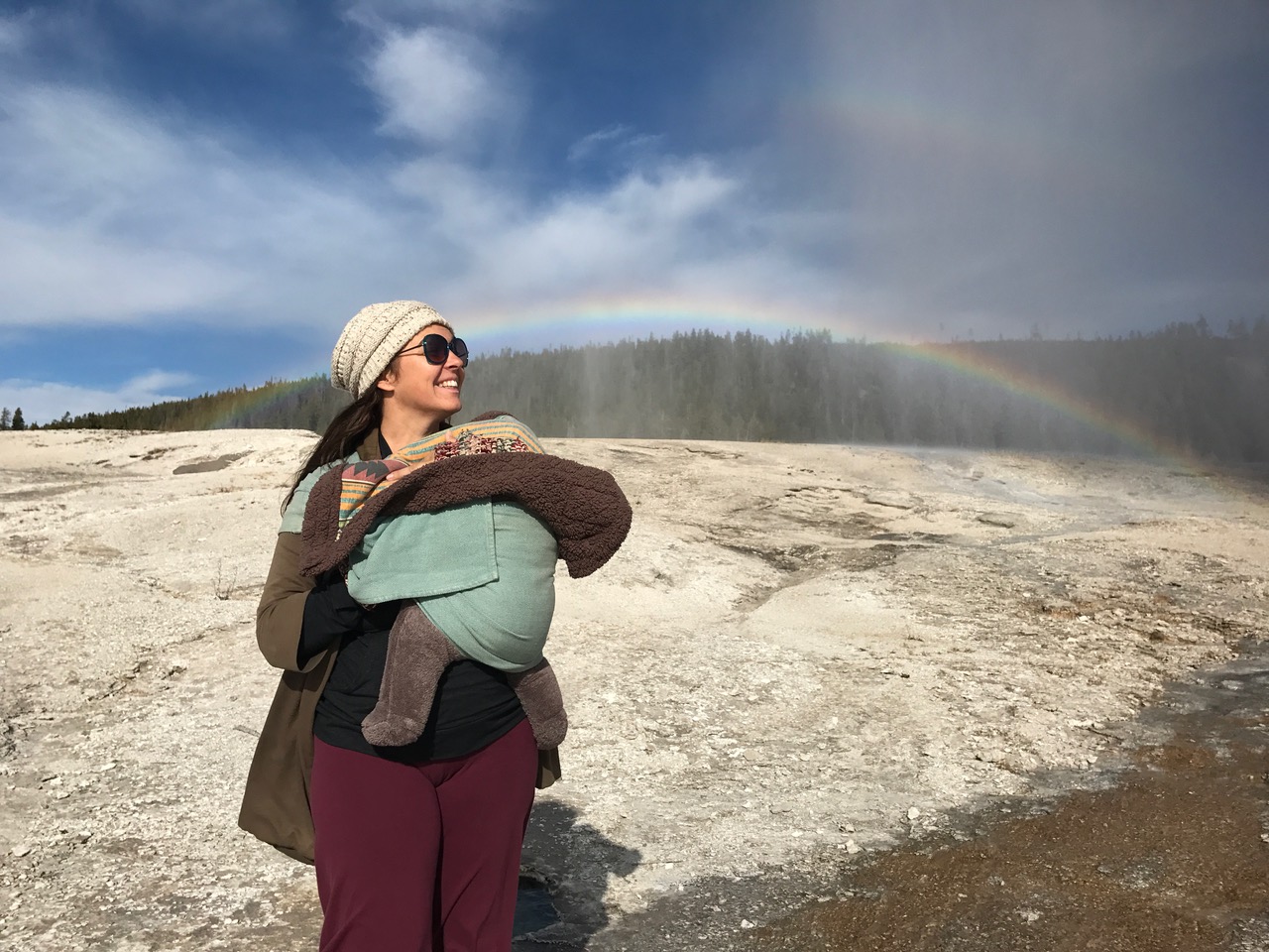 Mama Bear found a rainbow!