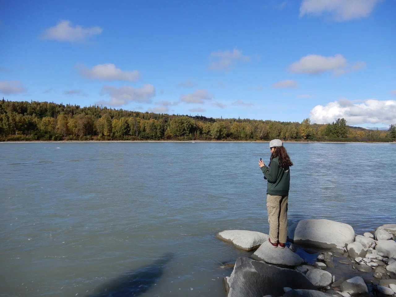 Alaska rivers are wide, fast and dirty.