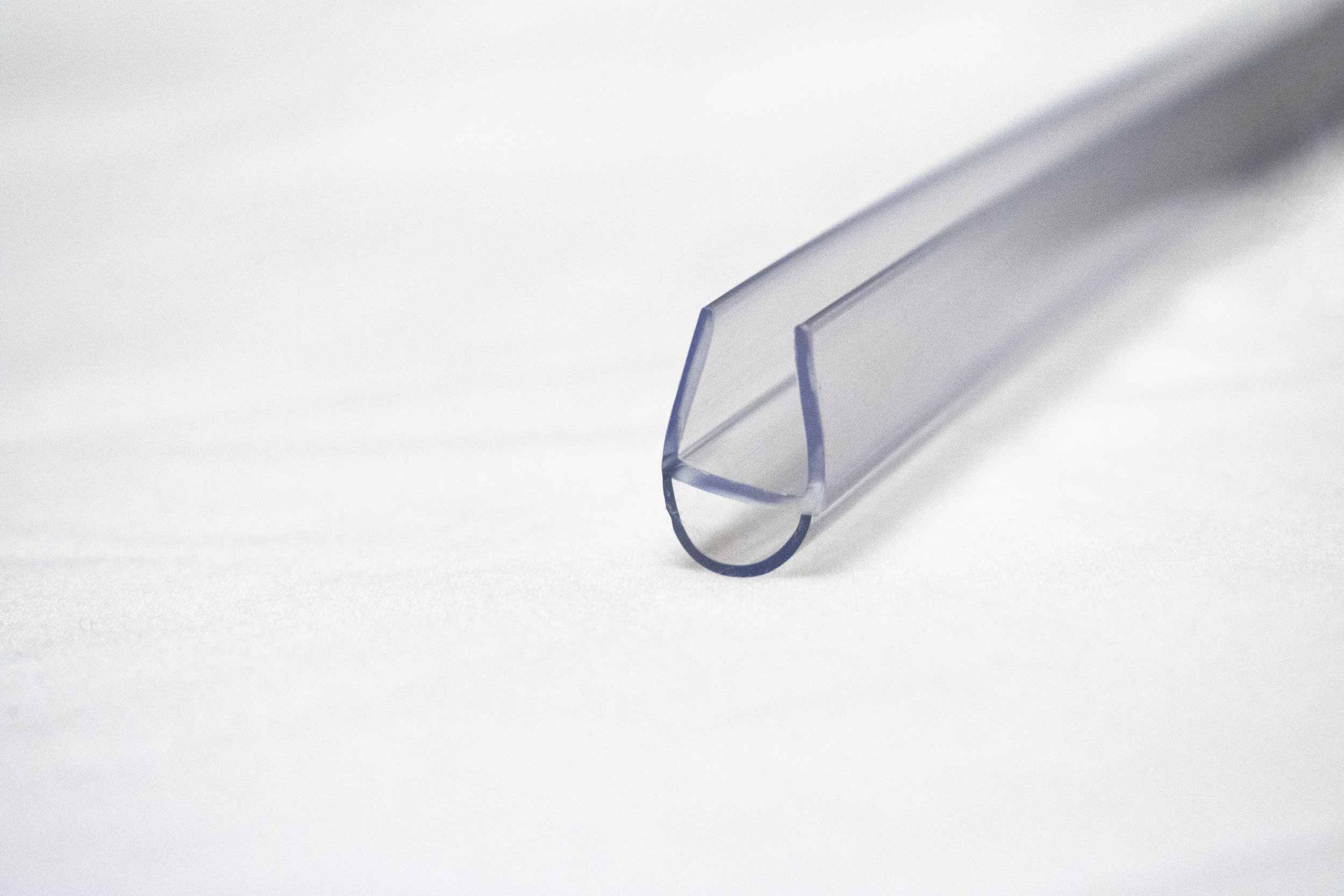 Barn-Style Door Bumper Vinyl for 3/8" Glass