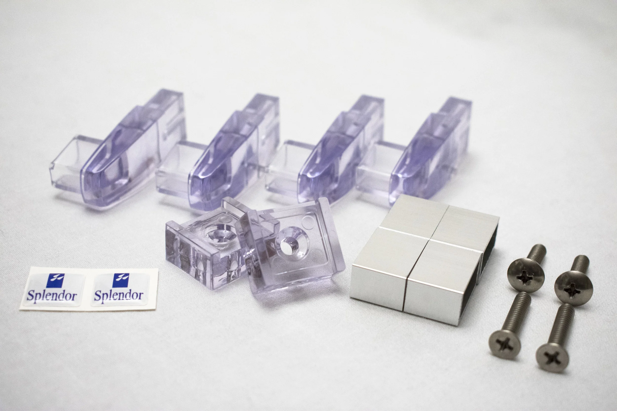 Towel Bar Acrylic and Accent Piece Set