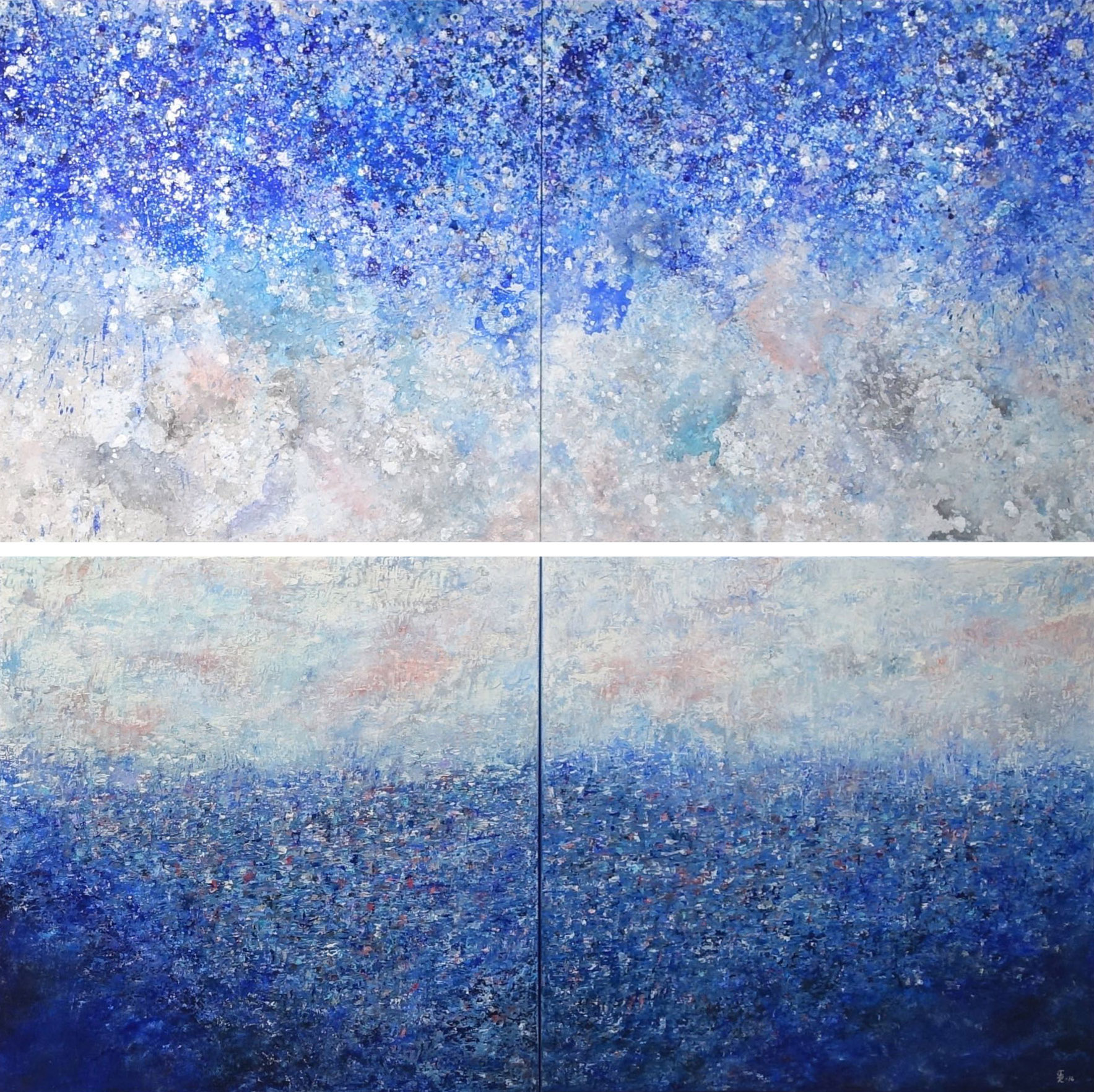 Dreamscape Diptych Oil/Acrylic, 2016