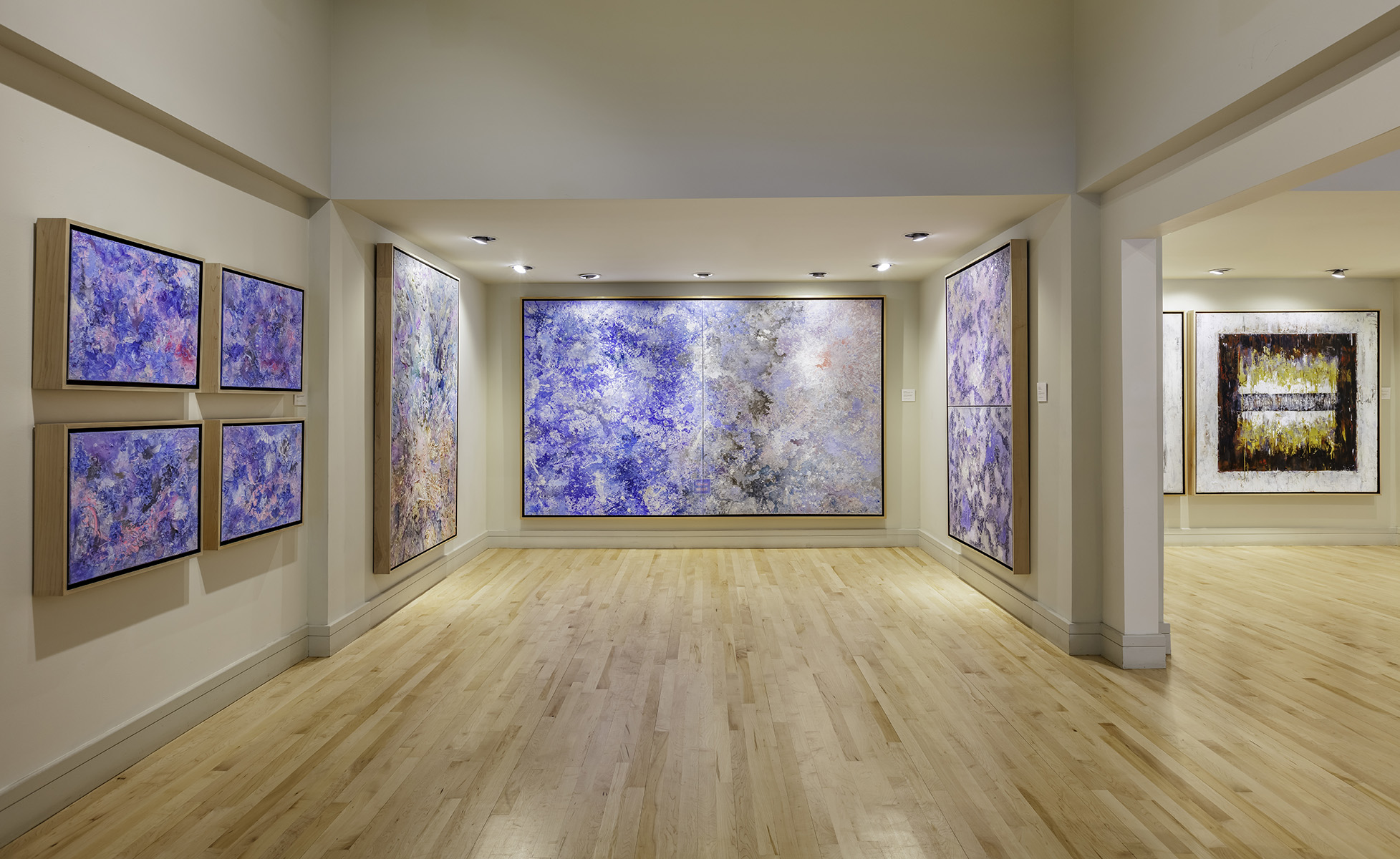  Photo: Kim Sargent Krutick’s solo show  Lyrical Abstraction  at the Coral Springs Museum of Art. 