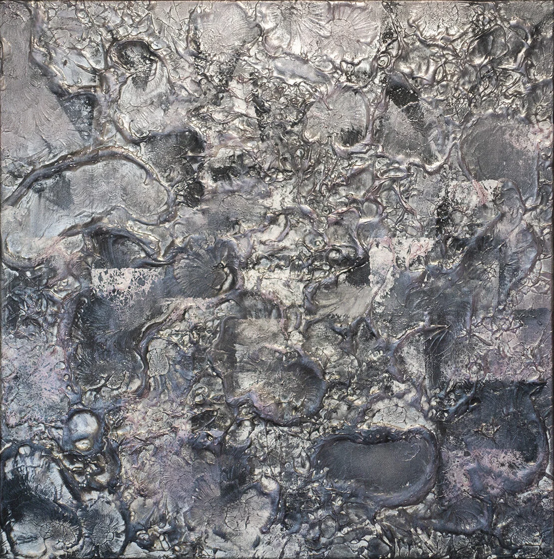 Metropolis, 2017. 24 x 24 inches, acrylic on canvas.