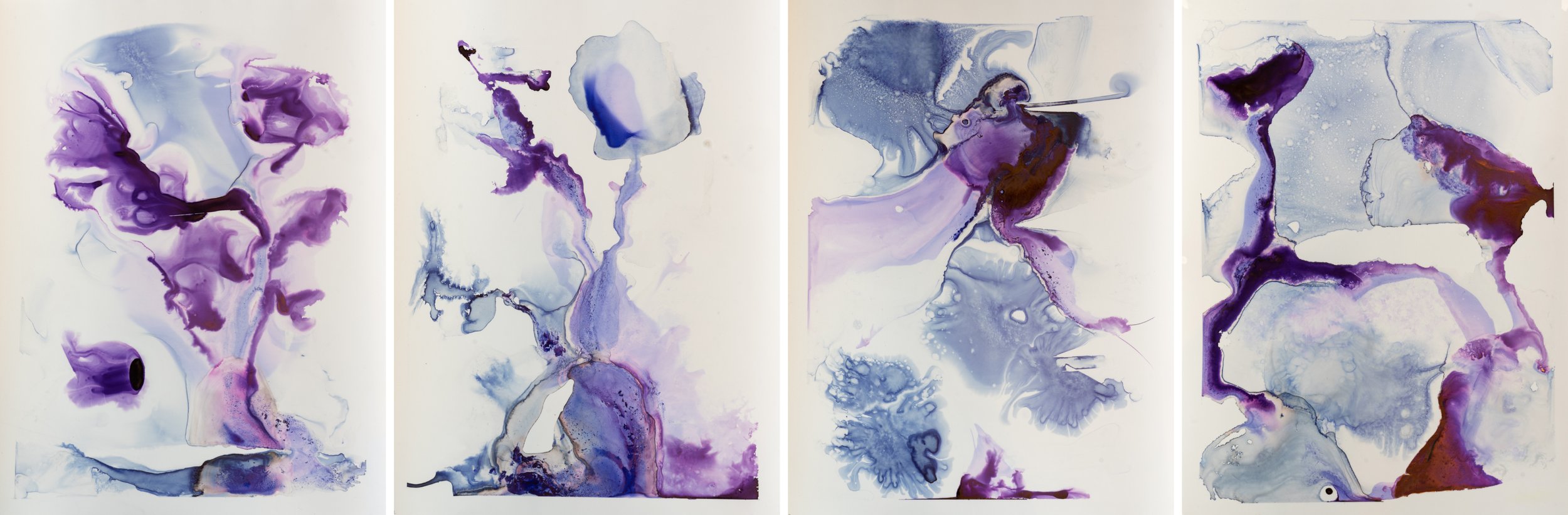 Blue Lilac 1-4, 2022