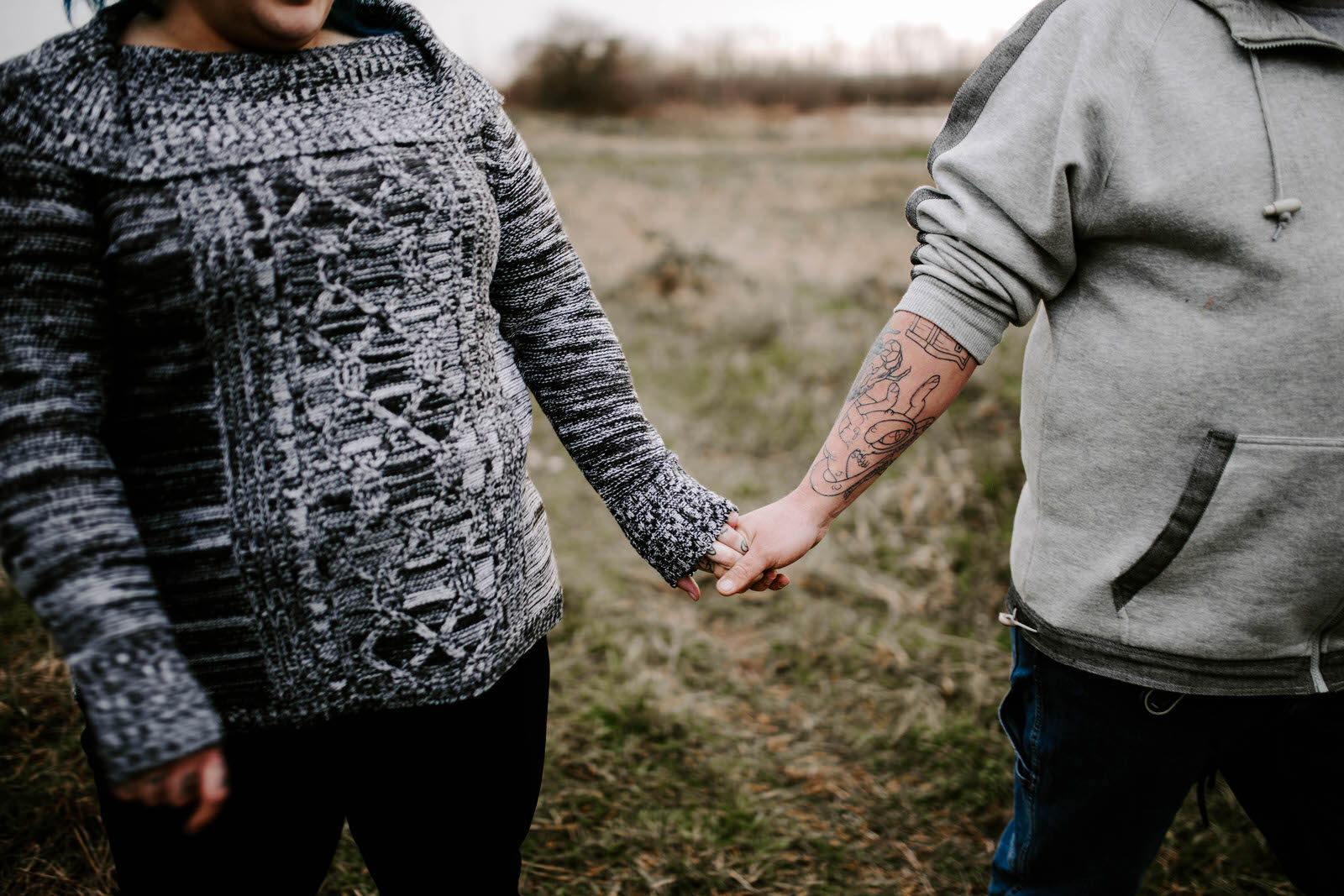vancouver lake washington engagement session cloudy overcast winter jamie carle feminist portland photographer moody matt and ashley