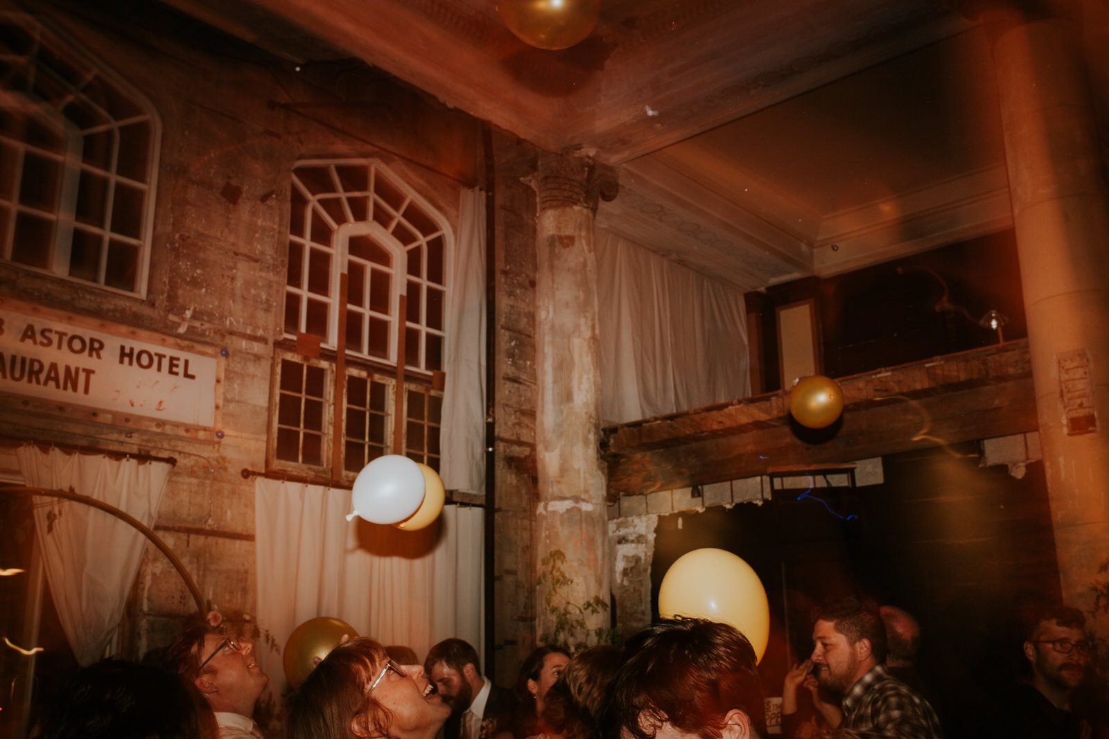 ashley joel astoria oregon the ruins wedding venue florals portland washington coast balloons vintage ceremony reception jamie carle feminist lgbtq lgbt couple photographer photography