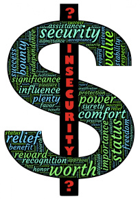 Insecurity Dollar Symbol by John Hain. Courtesy Publicdomainimages.net.
