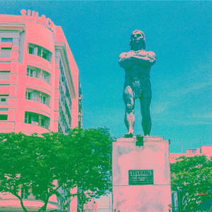Statue of Araribóia in Niterói. Photo by Mirna Wabi-Sabi