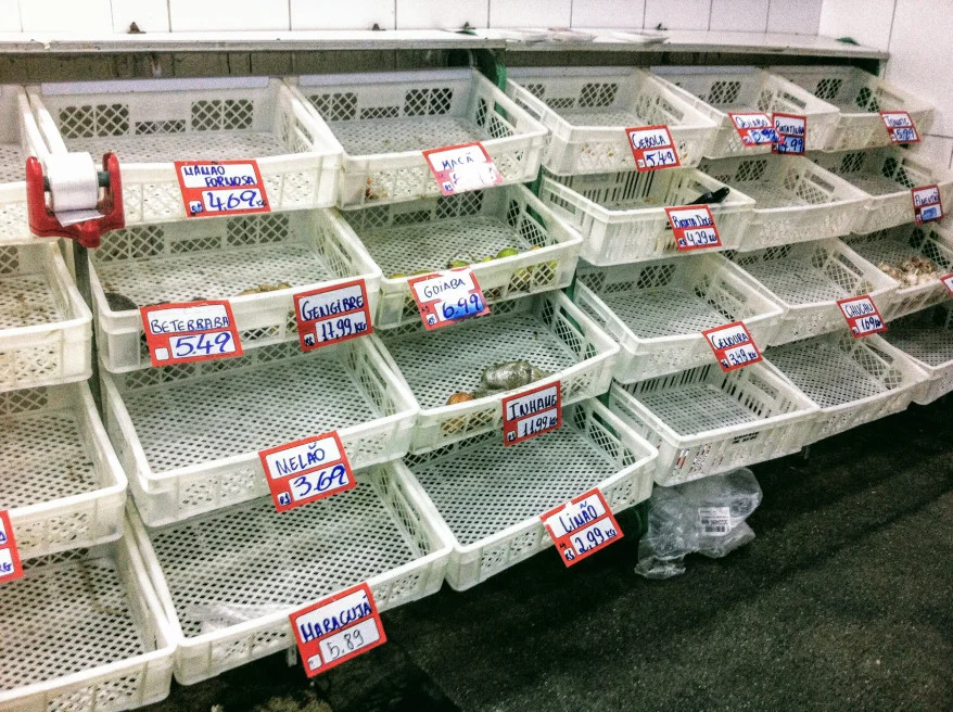I took this picture yesterday at the supermarket near my house in Salvador, Brazil.