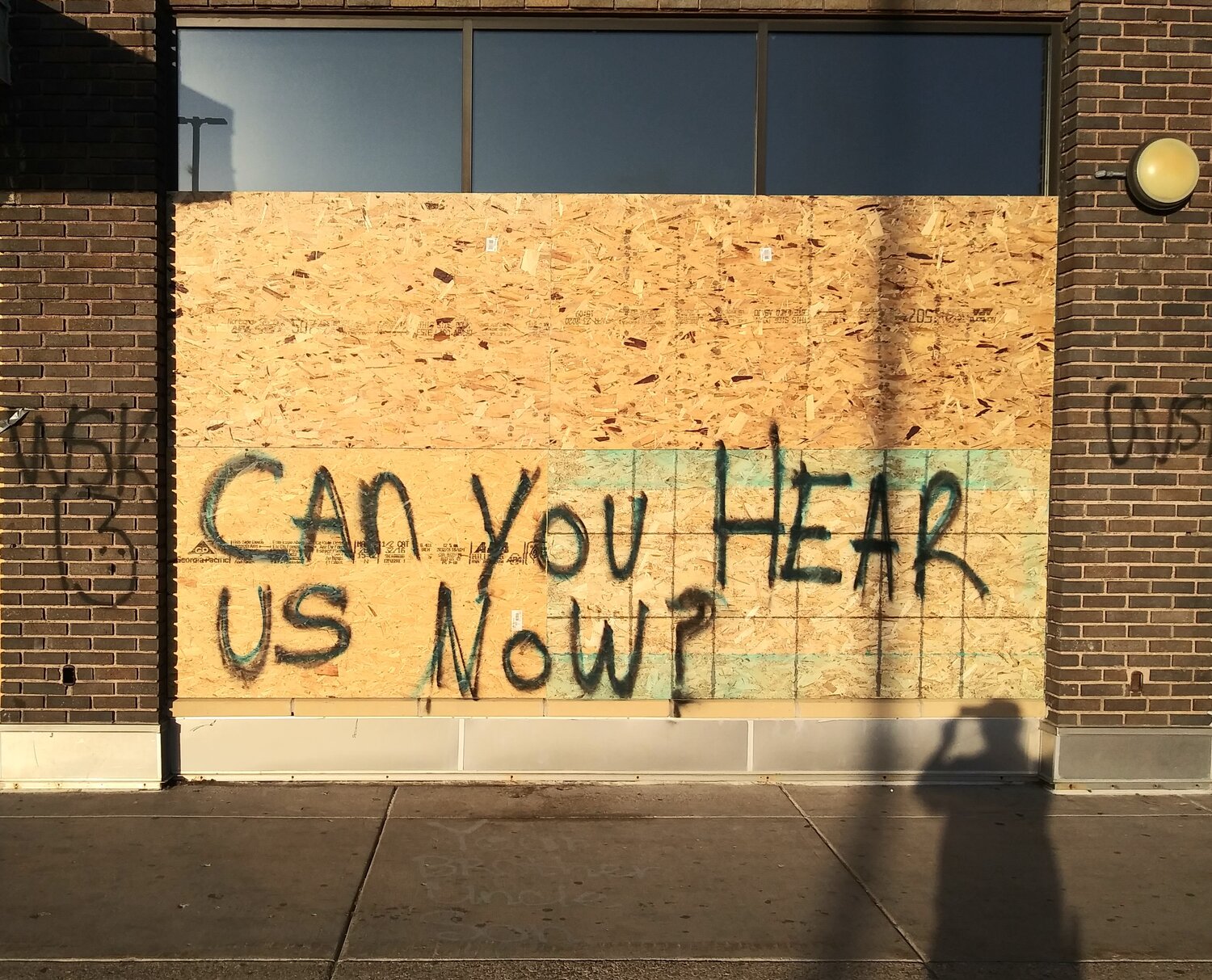 Graffiti near 3rd Precinct.