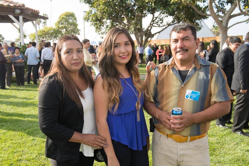 2014 NAC graduate, Jocelin Aguilar and her family attending