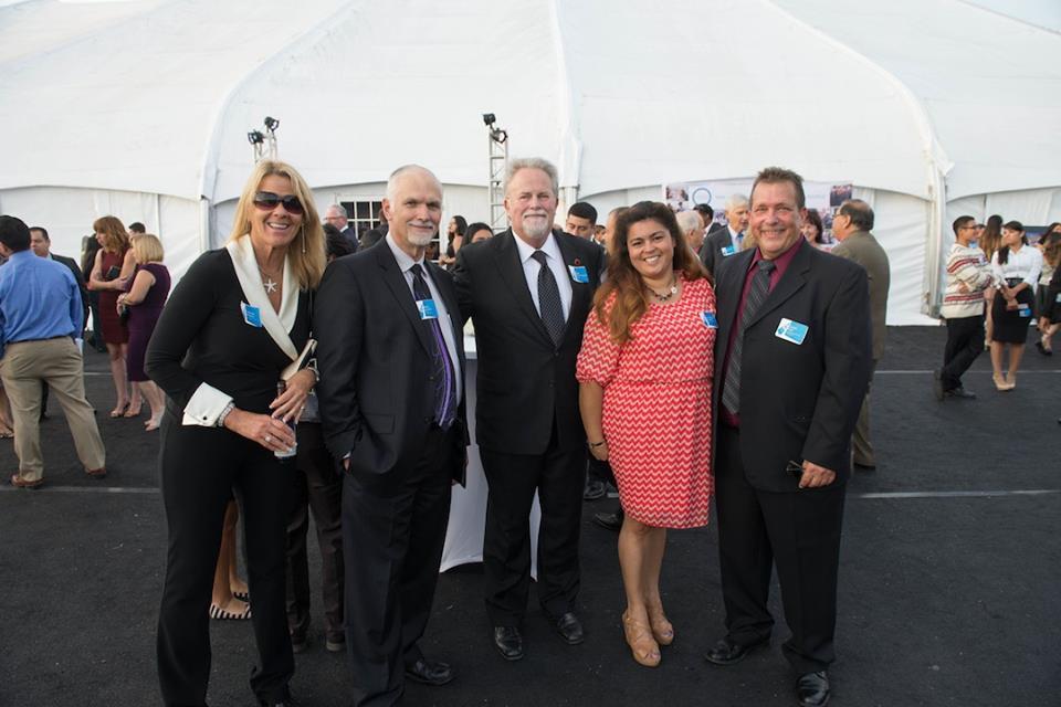 Dr Miller, Gerry Ox, other SAUSD members attending the 2014 graduation