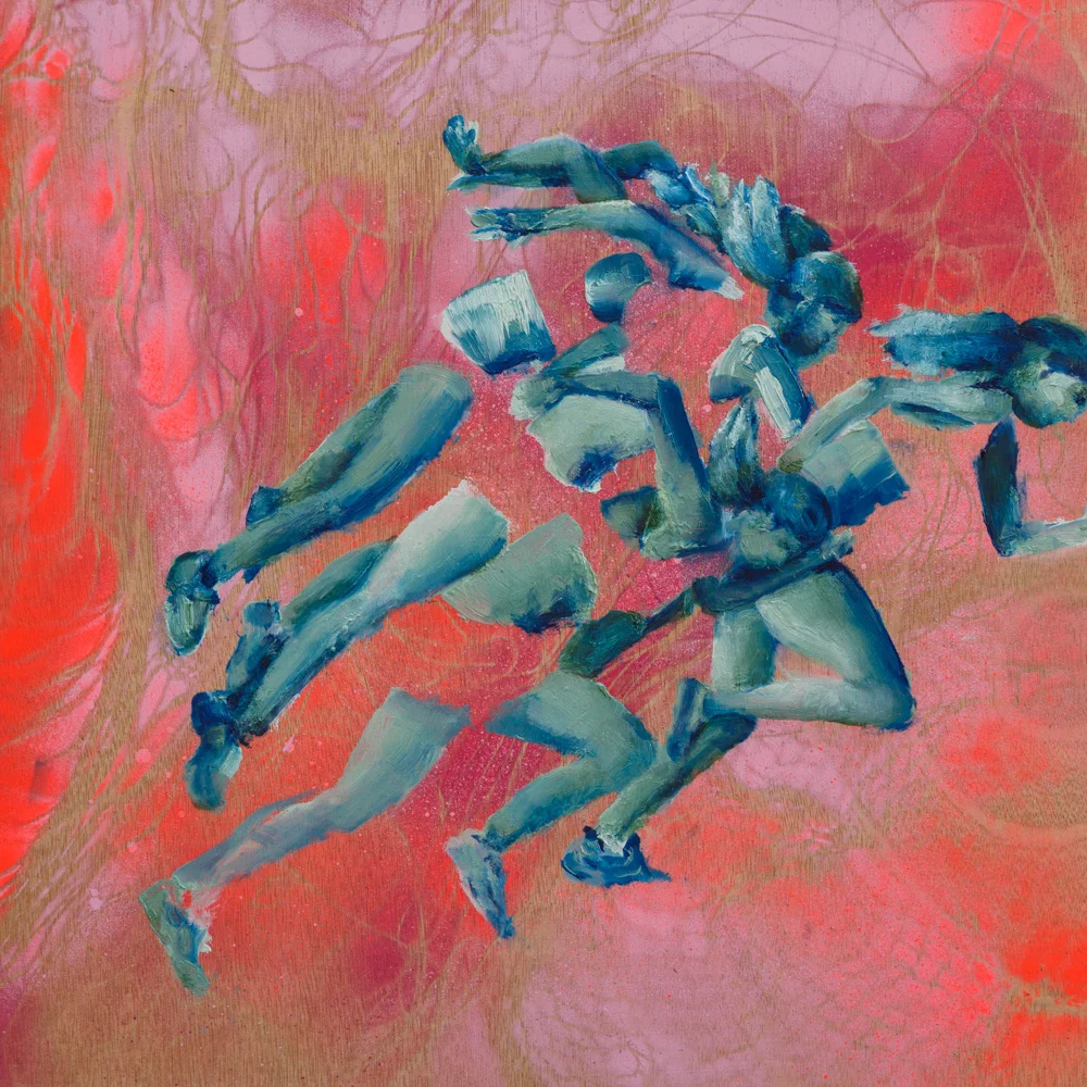 ללא כותרת (קוקו), שמן על עץ, 40X40 ס"מ, 2013