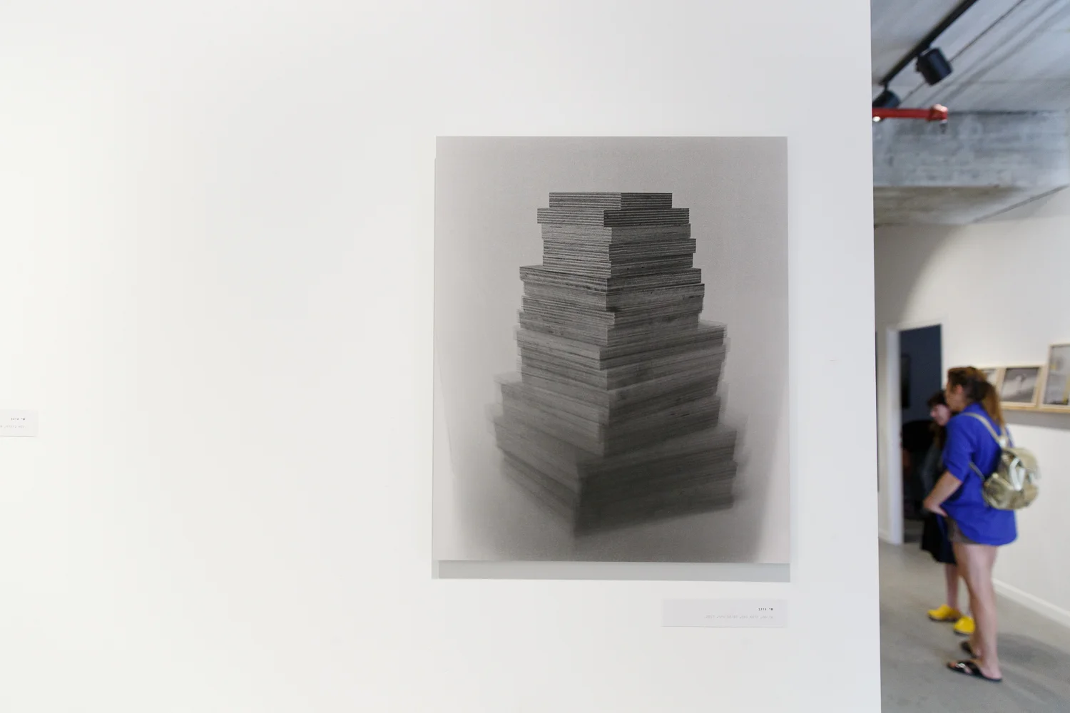 שי גונן, ערימה, הדפס כסף, 60X50 ס"מ, 2017