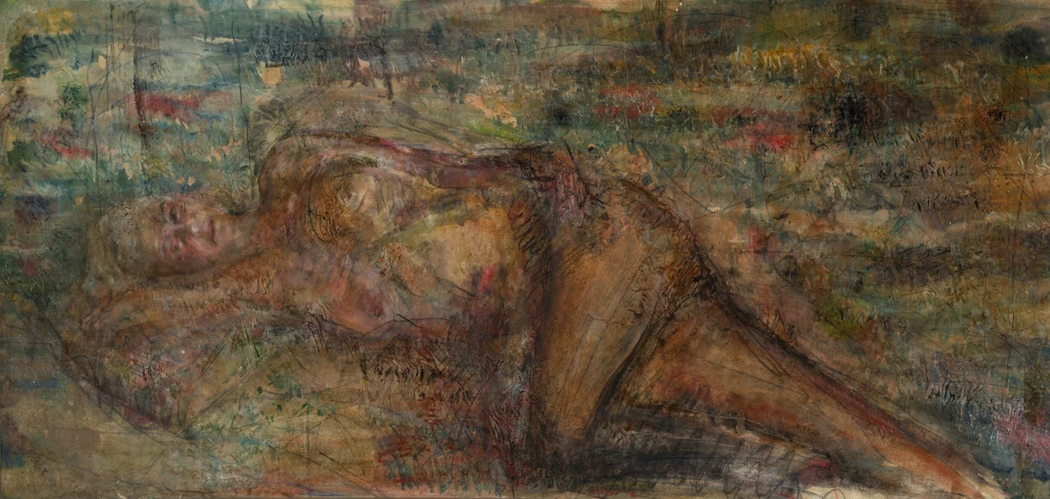 גידי סמילנסקי, גילה, שמן על בד, 90X180 ס"מ, 2013 | קרדיט צילום: ליאת אלבלינג