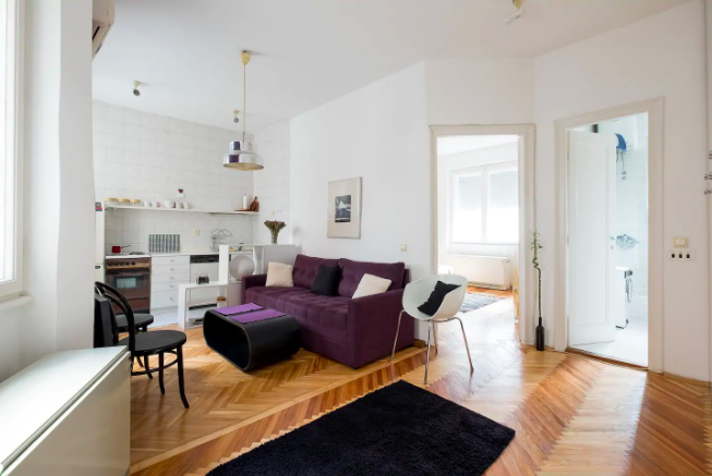Nossa casa por dois meses, em Belgrado