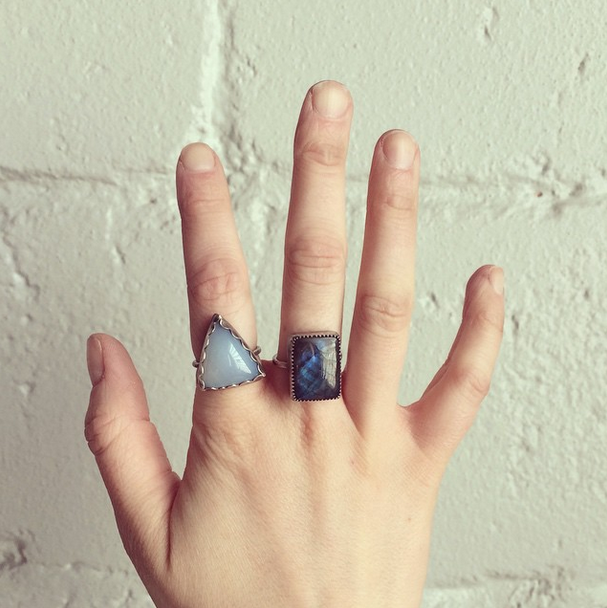 Work |  new stone rings 