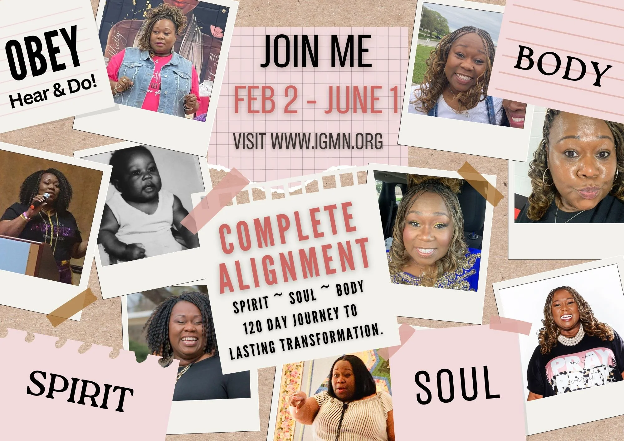 Complete Alignment Spirit-Soul-Body: 120 Day Journey To Lasting Transformation.